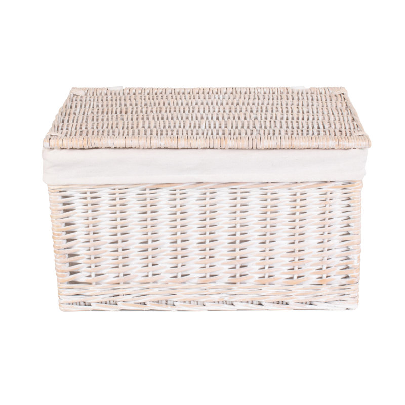 August Grove Extra Large Wicker Basket & Reviews Wayfair.co.uk